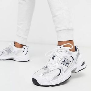 New Balance 530 white silver navy